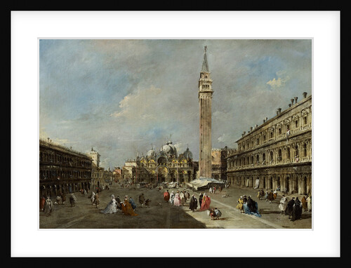 The Piazza San Marco, Venice by Francesco Guardi